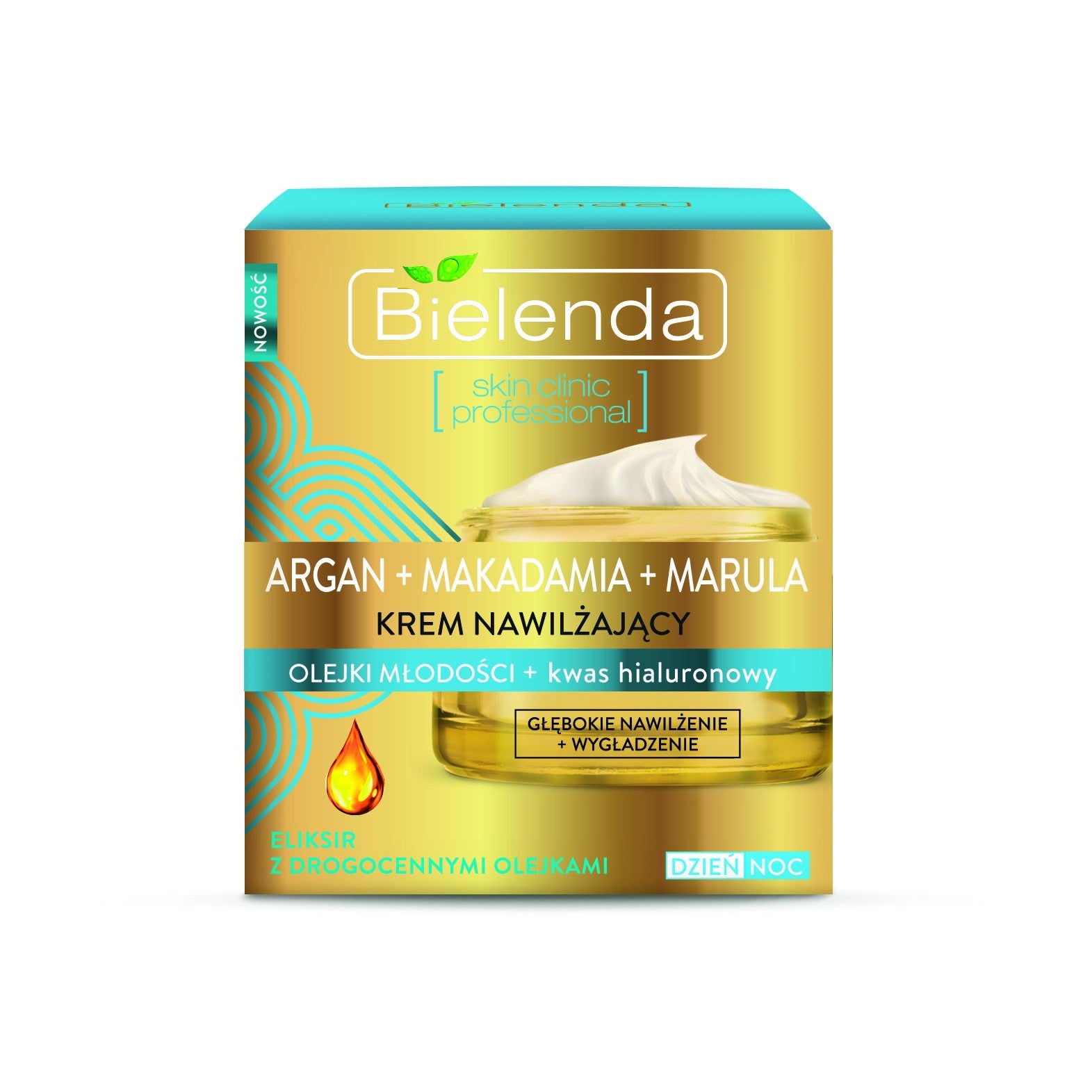 ARGAN + MAKADAMIA + MARULA - Moisturizing cream + hyaluronic acid DAY/ NIGHT, volume 50 ml.