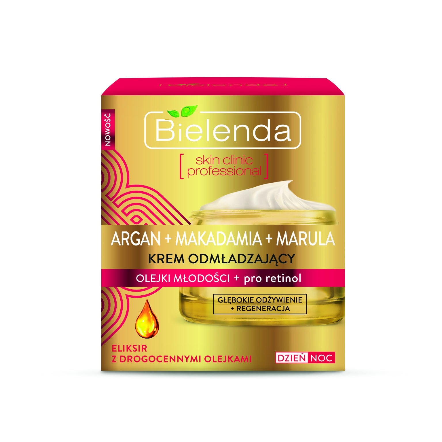 ARGAN + MAKADAMIA + MARULA - Rejuvenating cream + pro-retinol NOC, volume 50 ml.