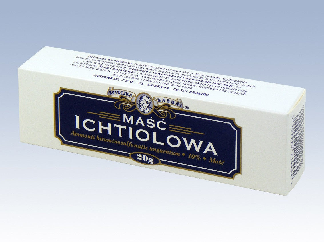 Ichthammol ointment 10%, 20 g capacity