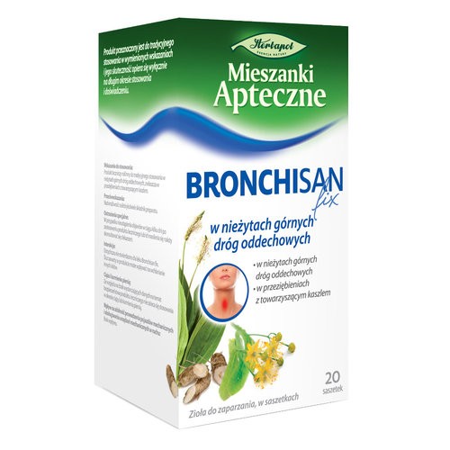BRONCHISAN fix - in rhinitis of the upper respiratory tract, volume 20 sachets x 3 g