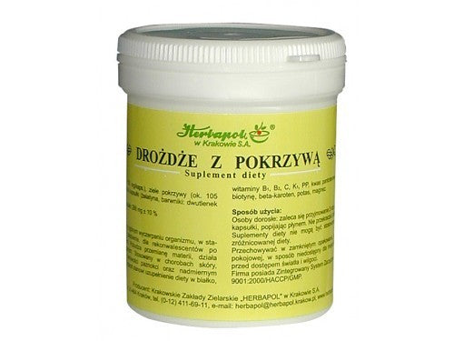 Yeast with nettle, 120 capsules