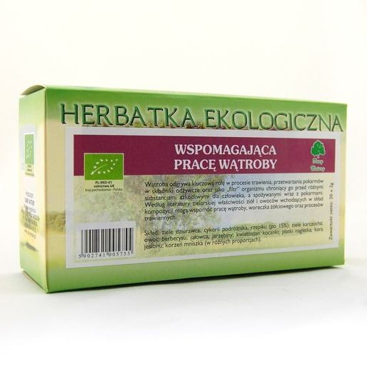 Liver support tea, capacity 20 sachets x 1.5 g