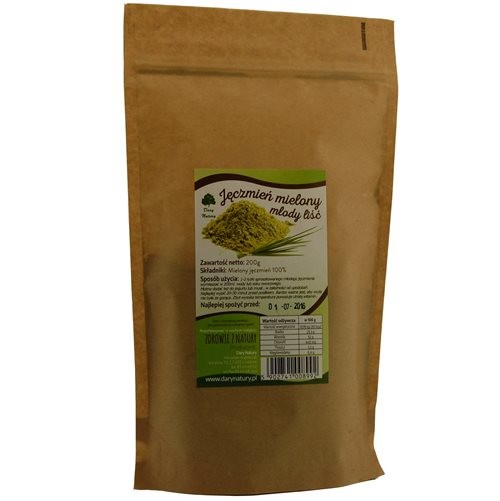 Barley ground young leaf, 200 g capacity