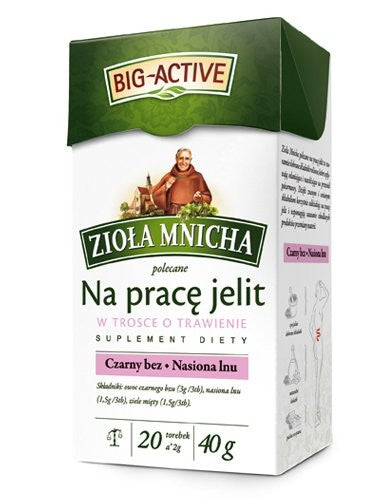 Monk's herbs recommended for bowel function, 20 sachets x 2 g