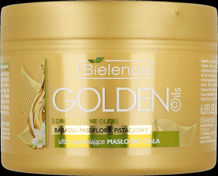 GOLDEN OILS - Ultra firming body butter with precious oils, volume 200 ml.