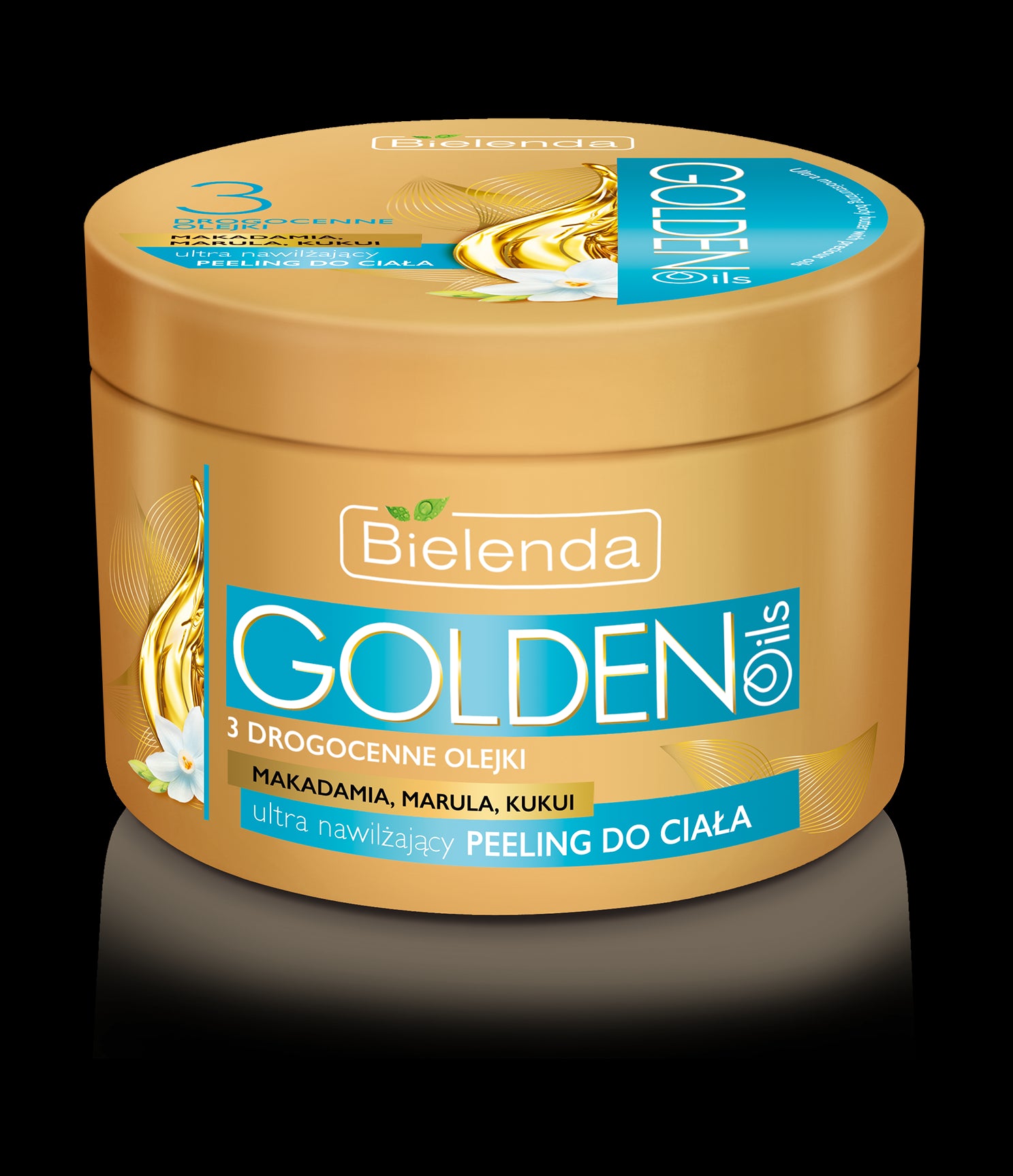 GOLDEN OILS - Ultra moisturizing body scrub with precious oils, volume 200 ml.