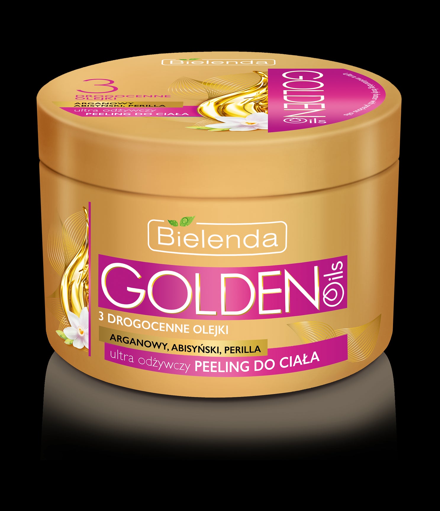 GOLDEN OILS - Ultra-nourishing body scrub with precious oils, volume 200 ml.