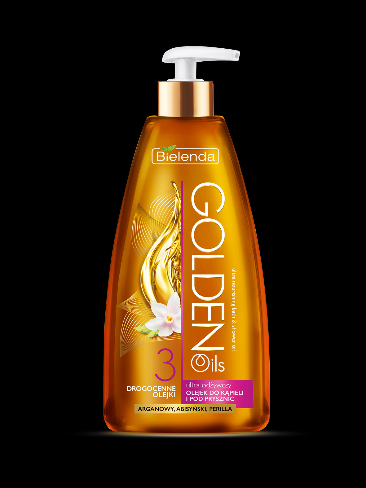 GOLDEN OILS - Ultra-nourishing bath and shower oil with precious oils, 250 ml.