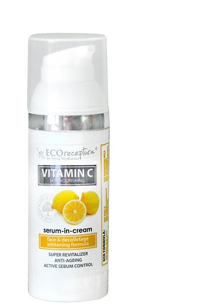 Vitamin C - kremowe serum do twarzy anti-age, poj. 50 ml.