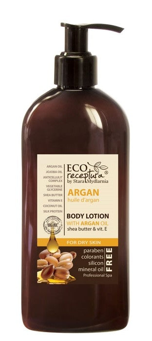 Eco receptura Argan - Balsam do ciała, poj. 300 ml.