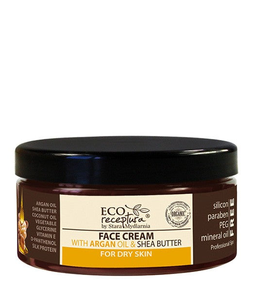 Eco receptura Argan - Krem do twarzy, poj. 100 ml.