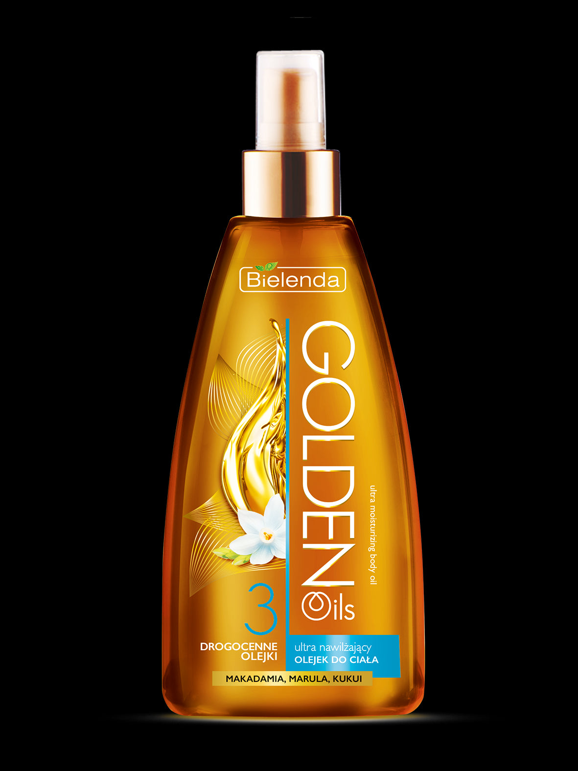 GOLDEN OILS - Ultra nawilżający olejek do ciała z drogocennymi olejkami, poj. 150 ml.