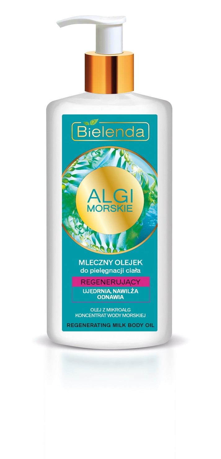 ALGI MORSKIE - Mleczny olejek do pielęgnacji ciała REGENERUJĄCY, poj. 200 ml.