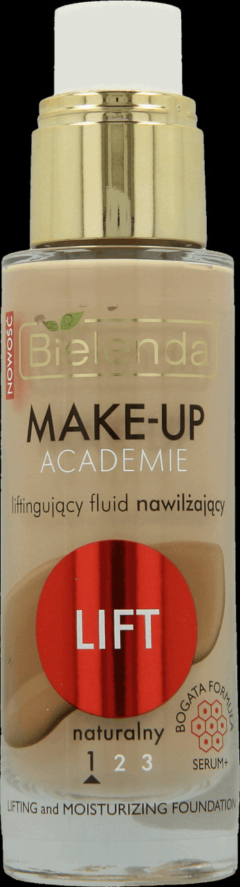 MAKE-UP ACADEMIE - Liftingujący fluid nawilżający LIFT odcień naturalny, poj. 30 ml.