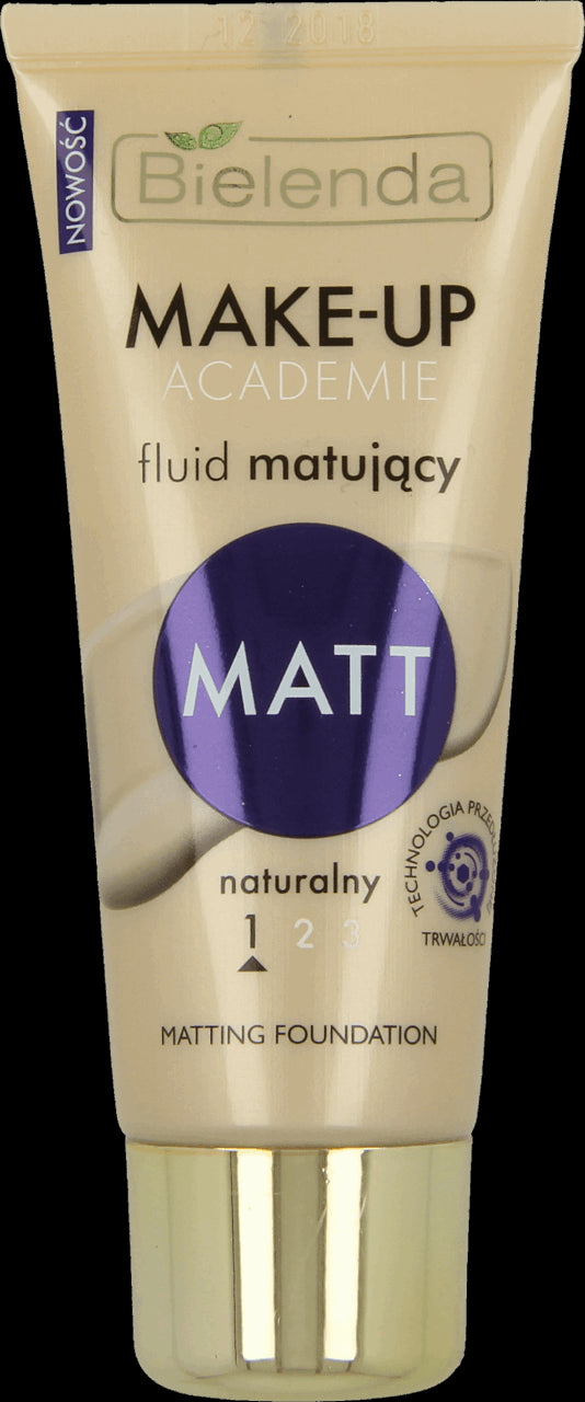 MAKE-UP ACADEMIE - Fluid matujący MATT odcień naturalny, poj. 30 g.