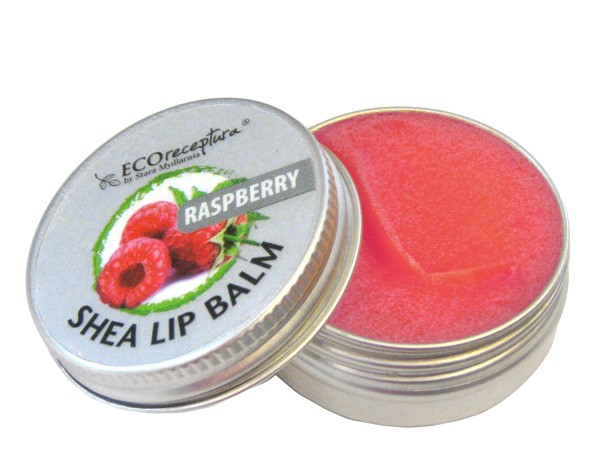 Shea lip balm Raspberry 15 ml.