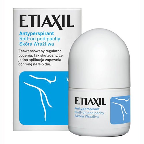 Etiaxil Roll-on pod pachy, antyperspirant, skóra wrażliwa, poj. 12,5 ml