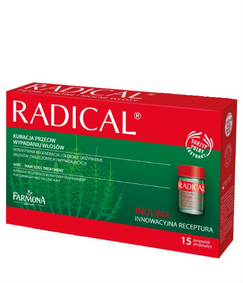 RADICAL - Kuracja przeciw wypadaniu włosów, poj. 15 x 5 ml.