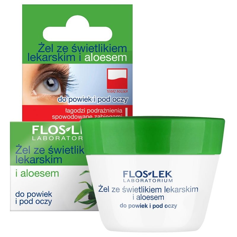 Żel ze świetlikiem lekarskim i aloesem do powiek i pod oczy, poj 10 g.