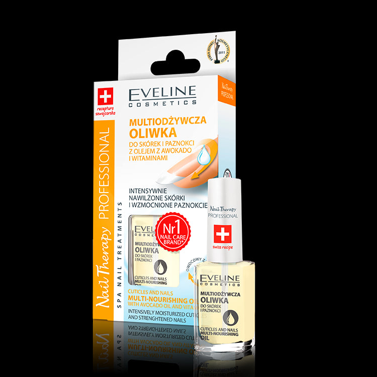Multiodżywcza oliwka do skórek i paznokci z olejem z awokado i witaminami, poj. 12 ml.