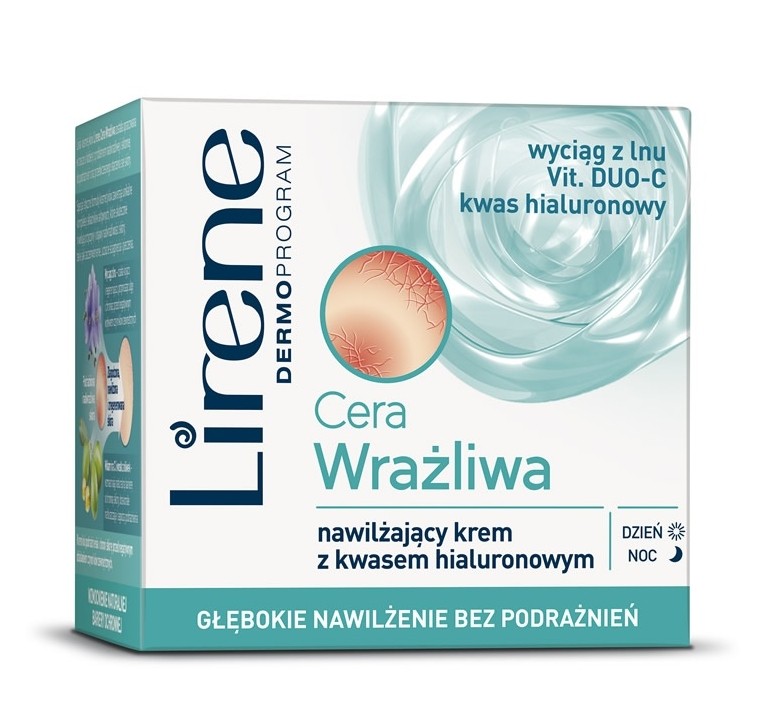 Sensitive skin - Moisturizing Day & Night Cream with Hyaluronic Acid, 50 ml.