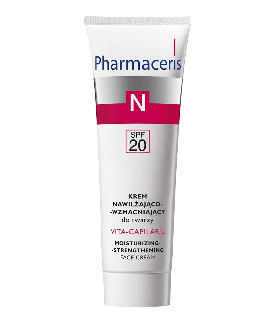 Naczynka - krem nawilżająco-wzmacniający do twarzy SPF20, poj. 50 ml.