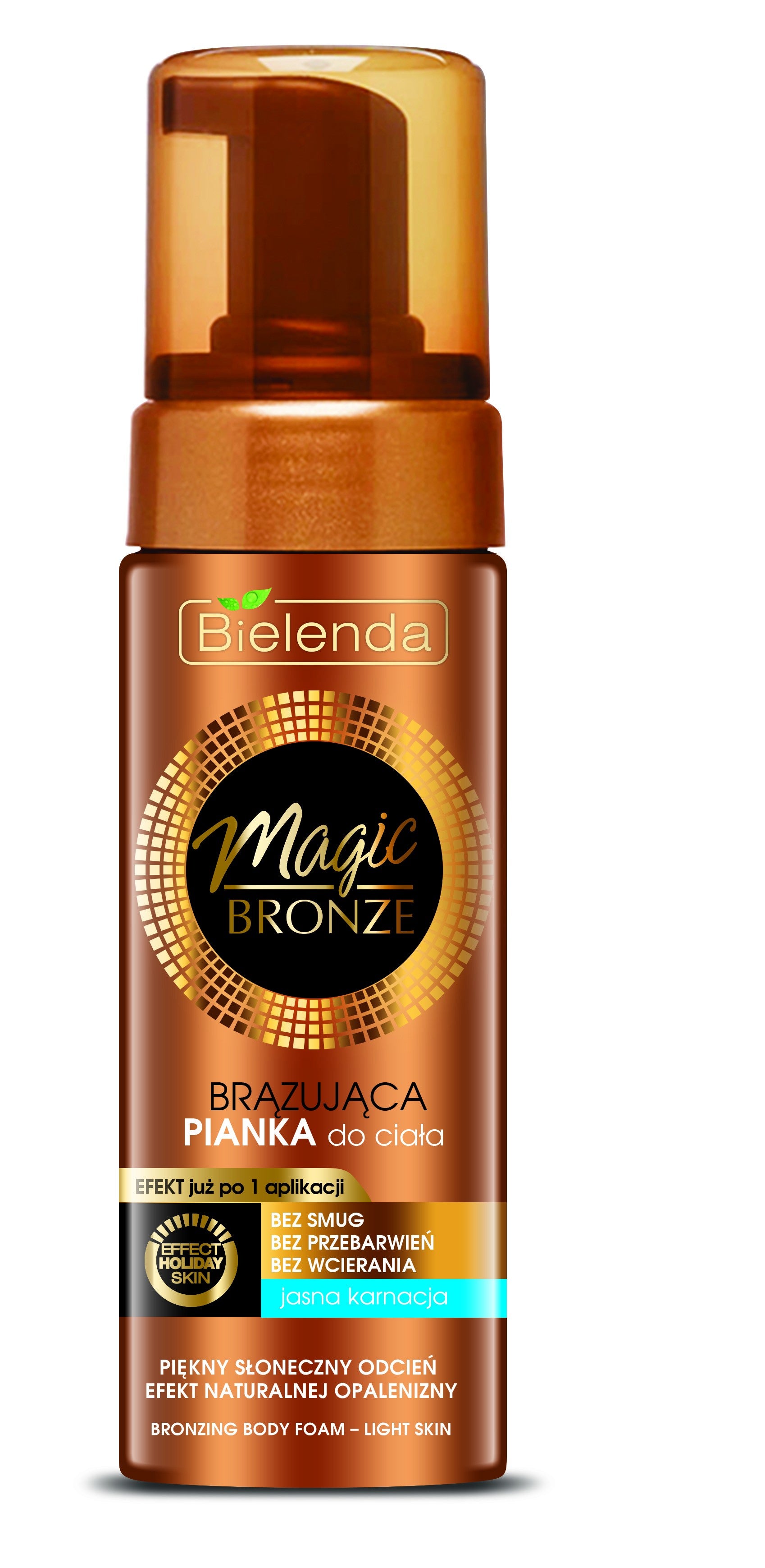 Magic Bronze - Bronzing mousse for light skin, capacity 150 ml.
