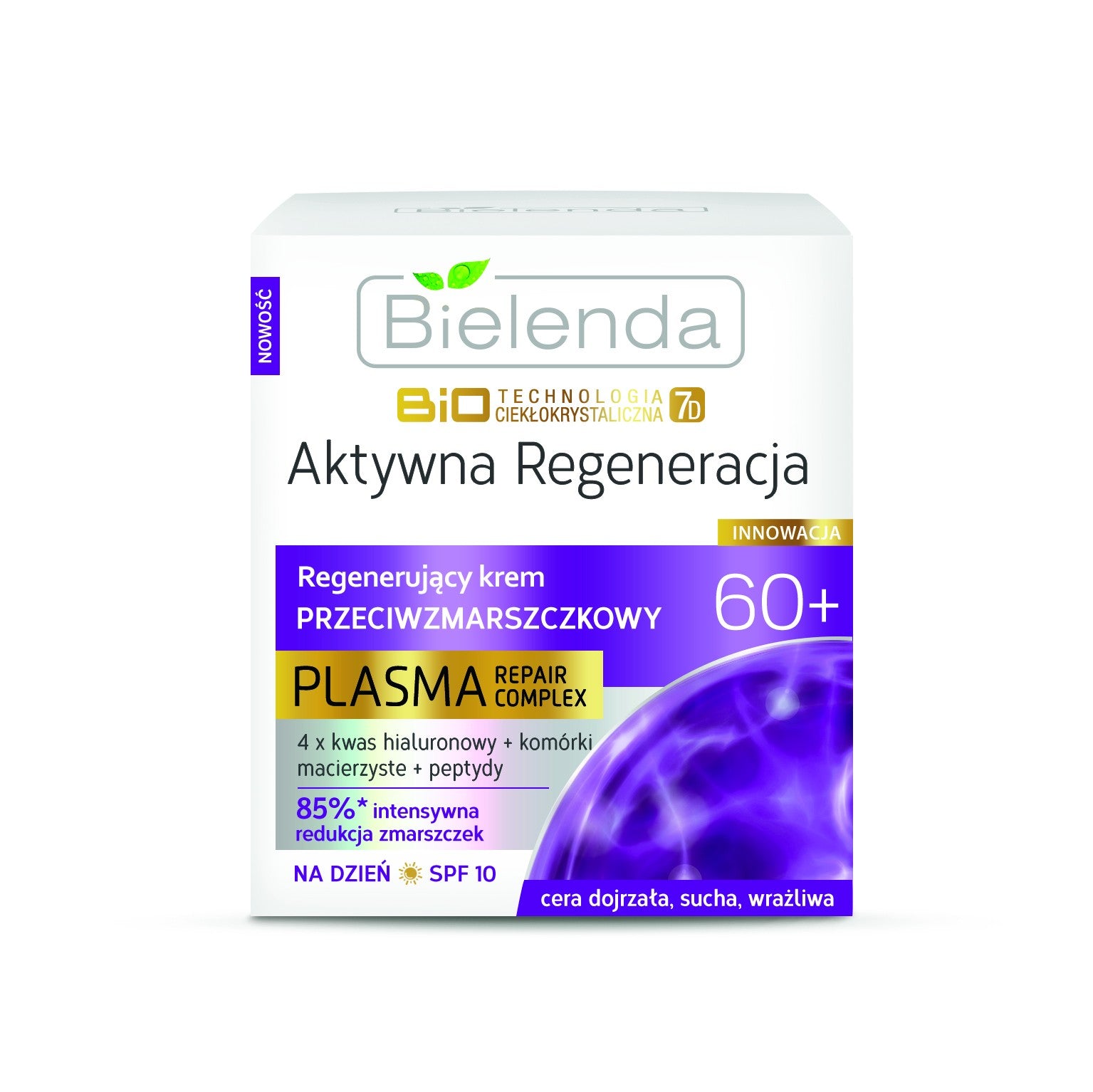 AKTYWNA REGENERACJA - Regenerujący krem przeciwzmarszczkowy 60+ na dzień SPF 10, poj. 50 ml.