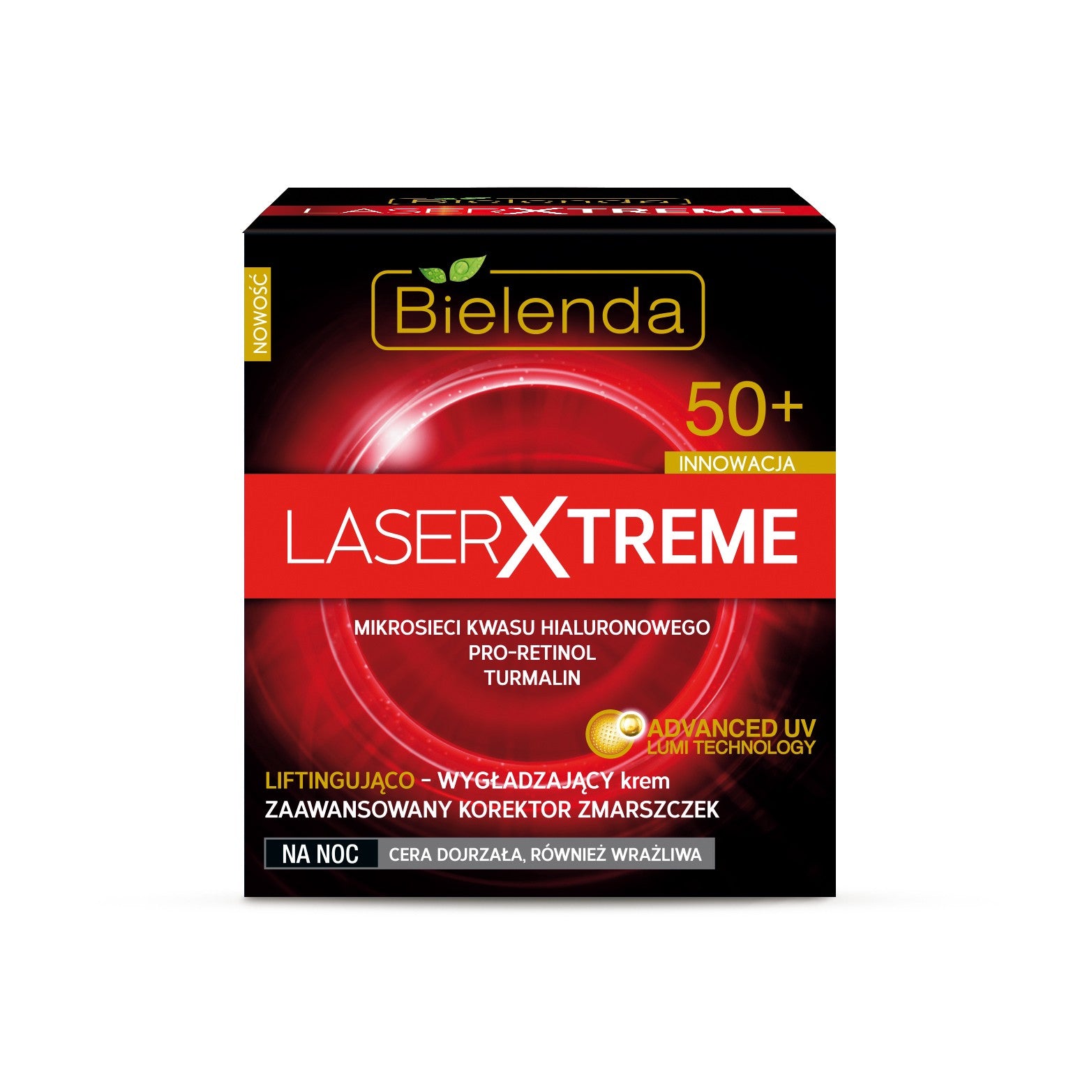 Laser Xtreme - Liftingująco – wygładzający krem na noc 50+, poj. 50 ml.
