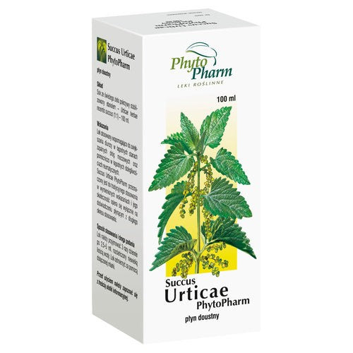 Succus Urticae - sok z pokrzywy, poj. 100 ml