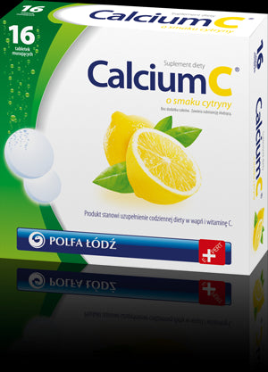 Calcium C - tabletki musujące, smak cytrynowy, 16 szt.