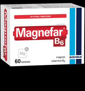 Magnefar B6, 60 tabletek