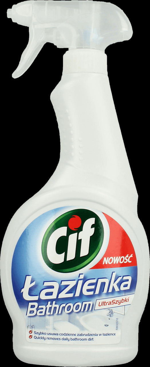 Cif bathroom spray, capacity 500 ml.
