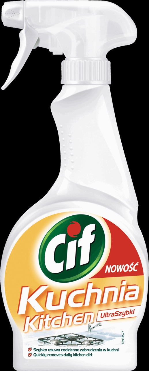 Cif kitchen spray, capacity 500 ml.
