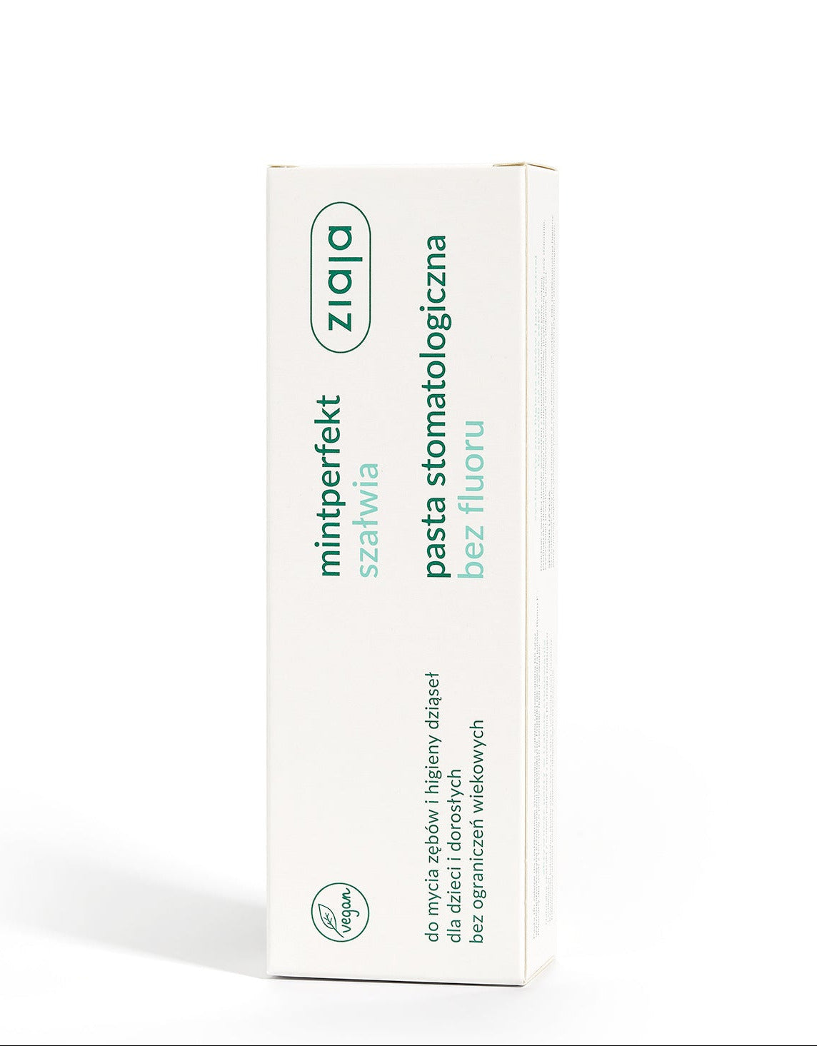 Ziaja Mintperfekt Sage - Fluoride-Free Toothpaste – 2.5 fl oz (75 ml)
