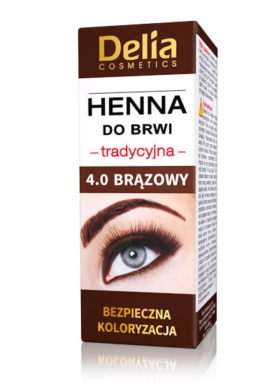 Henna for eyebrows, traditional, brown 4.0