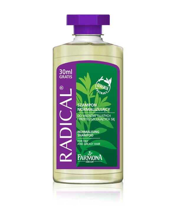 Radical - Szampon normalizujący do włosów tłustych, poj. 330 ml.