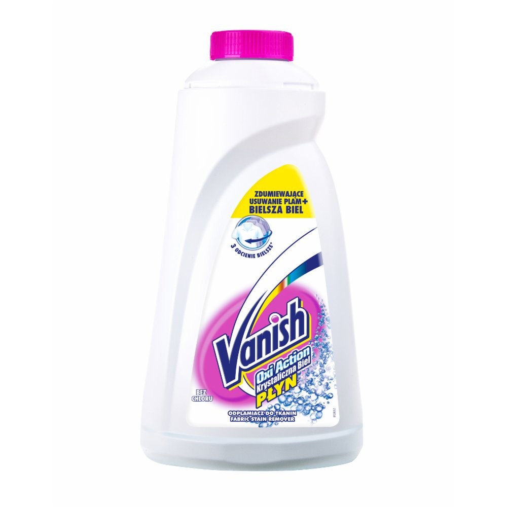 Vanish - płyn Oxi Action Krystaliczna Biel, poj. 1 L