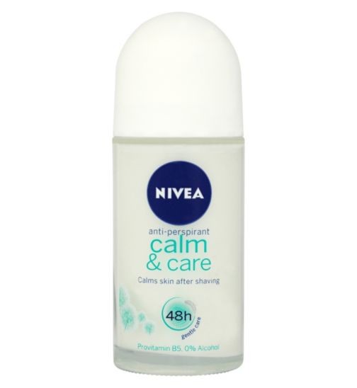 Nivea Calm & Care 48h - antyperspirant, roll-on, poj. 50 ml.
