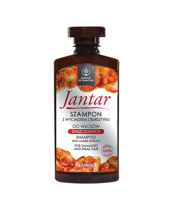Jantar - Shampoo with amber extract for damaged hair, 330 ml.