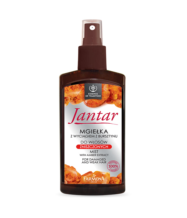 Jantar - Mist with amber extract for damaged hair, volume 200 ml.