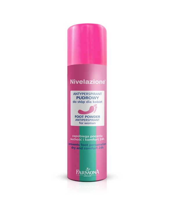 Nivelazione - antyperspirant pudrowy do stóp dla kobiet, poj. 130 ml.
