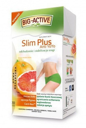 SLim Plus anti yo-yo - weight loss support tea, 20 sachets x 2 g.