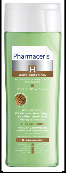 SPECJALISTYCZNY SZAMPON NORMALIZUJĄCY do skóry łojotokowej, skłonnej do podrażnień, poj. 250 ml.