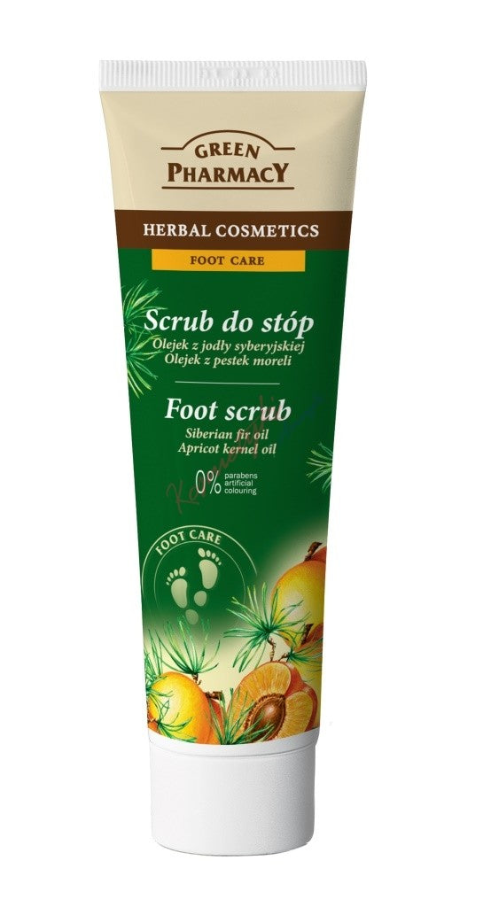 Green Pharmacy - scrub do stóp, poj. 100 ml.