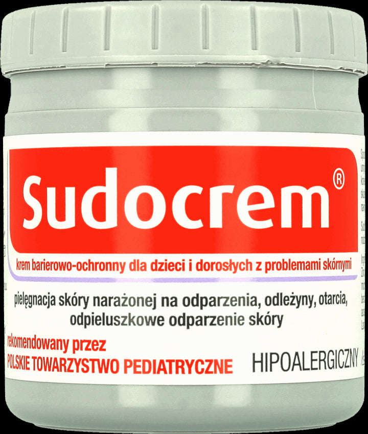 Sudocrem - barrier cream for children and adults with skin problems, 250 g capacity