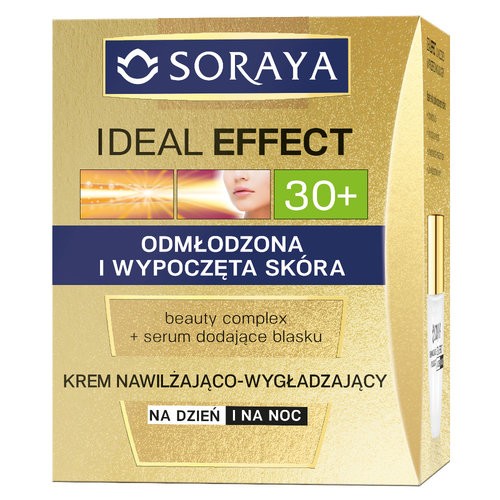 Soraya Ideal Effect 30+, krem nawilżająco-wygładzający na dzień i na noc, poj. 50 ml.