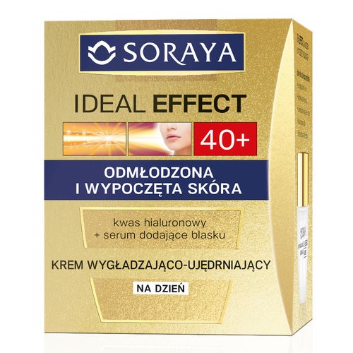 Soraya Ideal Effect 40+, krem wygładzająco-ujędrniający na dzień, poj. 50 ml.