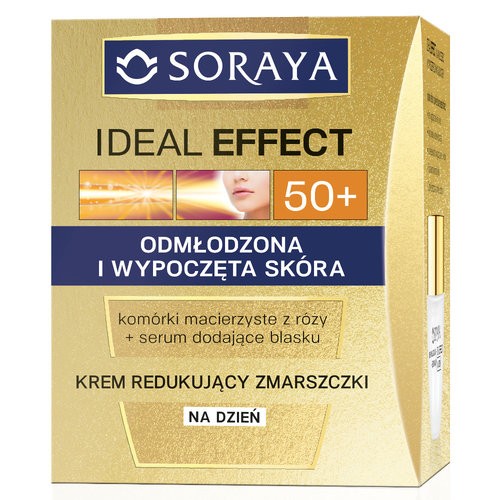 Soraya Ideal Effect 50+, krem redukujący zmarszczki na dzień, poj. 50 ml.