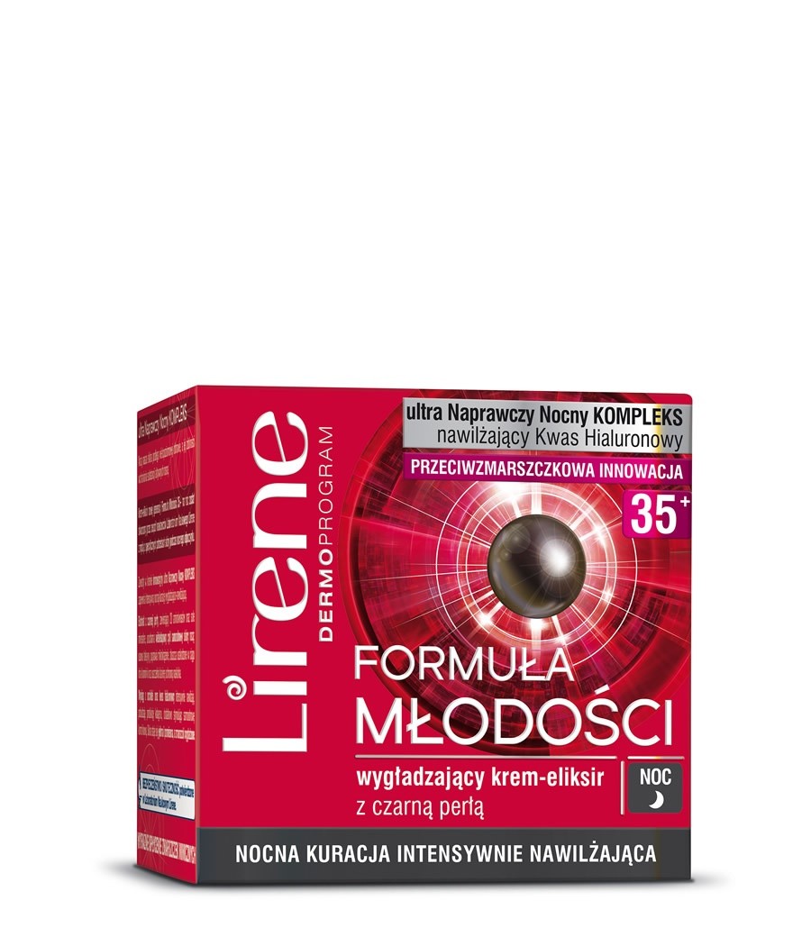 Formuła Młodości - wygładzający krem-eliksir z czarną perłą na noc, poj. 50 ml.